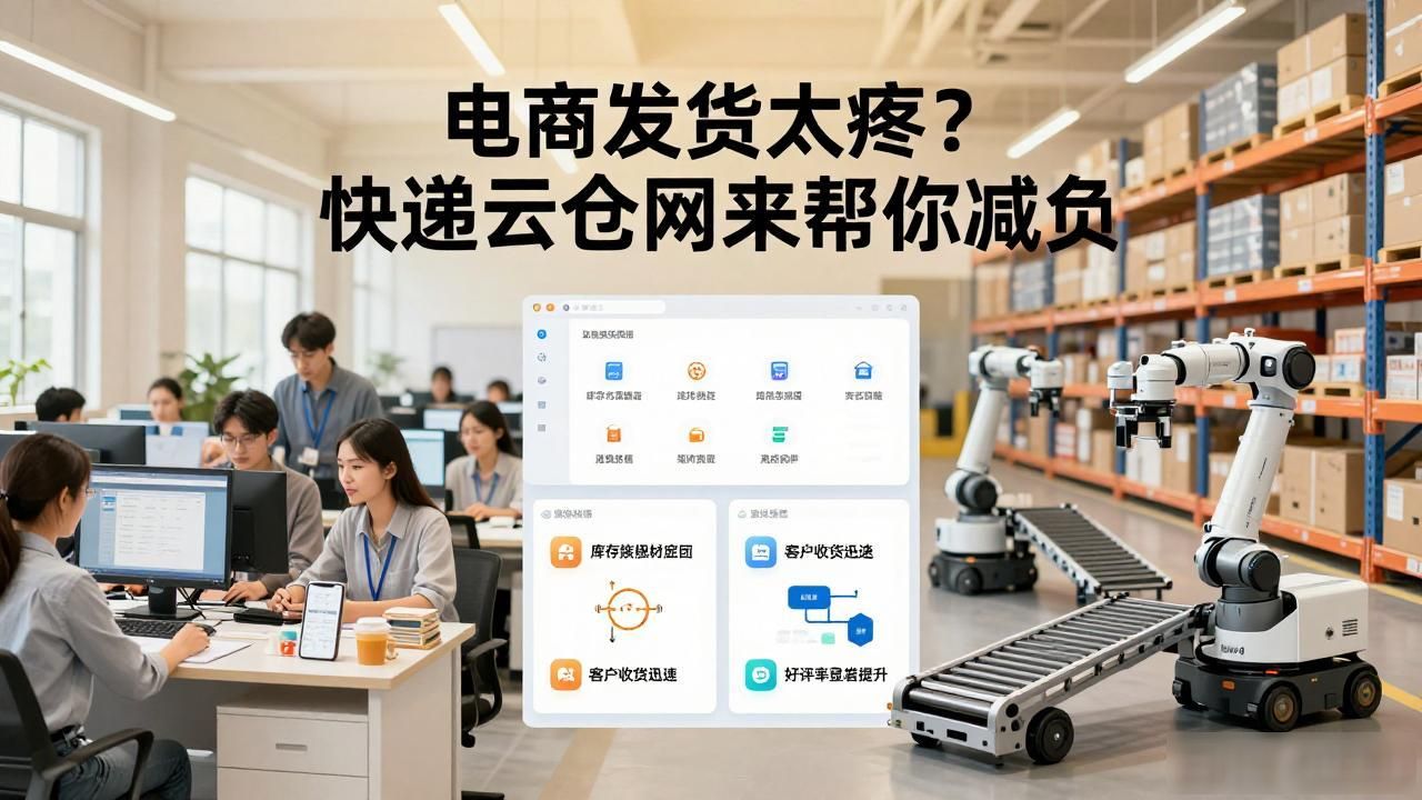 电商发货太头疼？快递云仓网来帮你减负-云仓汇