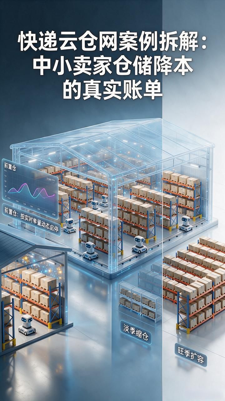 快递云仓网案例拆解：中小卖家仓储降本的真实账单，算完你也会心动-云仓汇