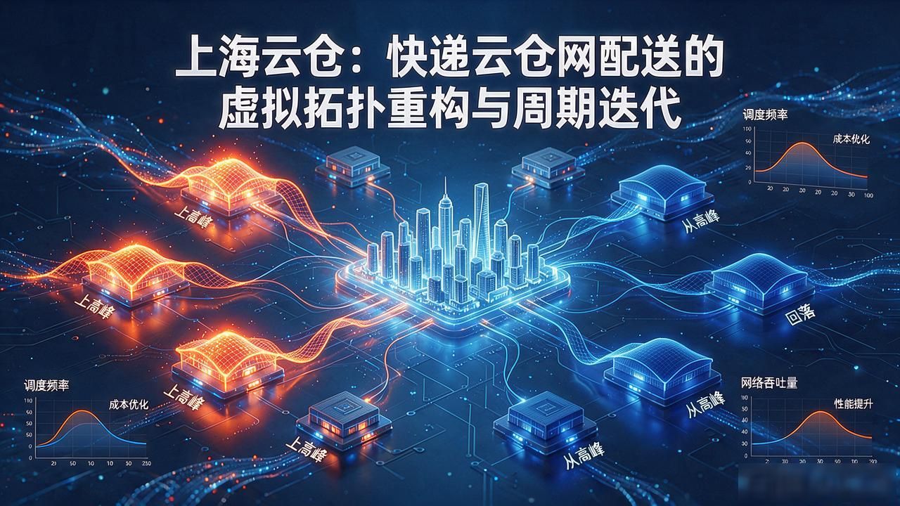 上海云仓：快递云仓网配送的虚拟拓扑重构与周期迭代