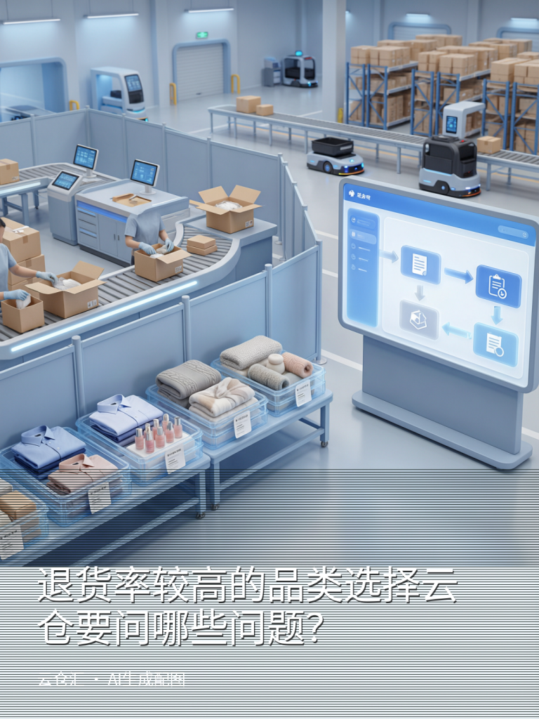 退货率较高的品类选择云仓要问哪些问题?