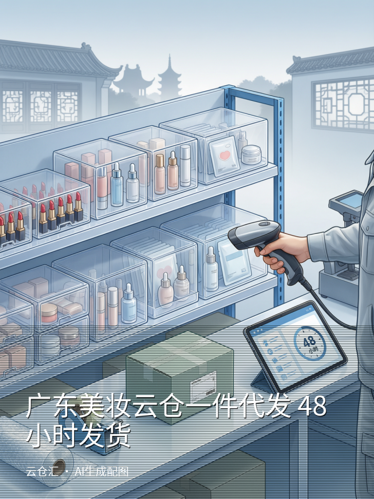 广东美妆云仓一件代发 48小时发货