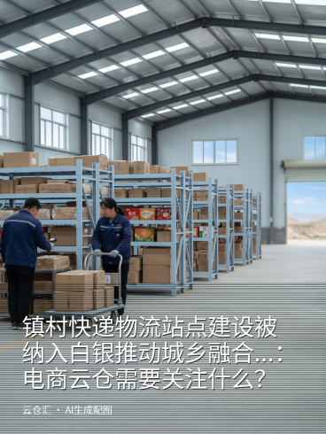 镇村快递物流站点建设被纳入白银推动城乡融合…：电商云仓需要关注什么？
