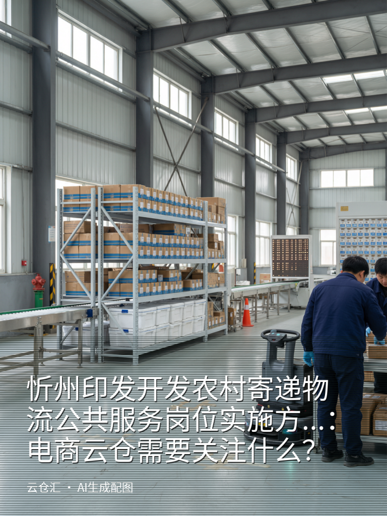 忻州印发开发农村寄递物流公共服务岗位实施方...:电商云仓需要关注什么?