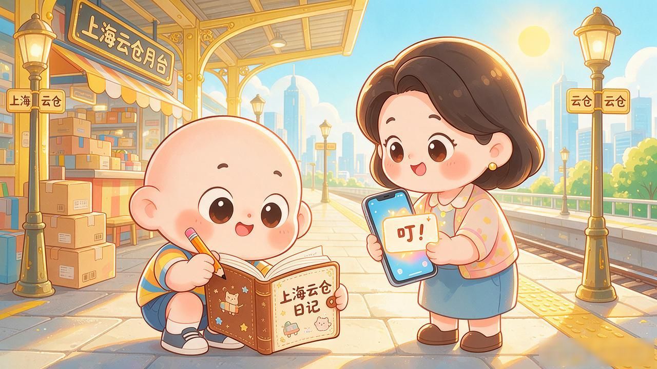 上海云仓，小孩子的月台日记-云仓汇