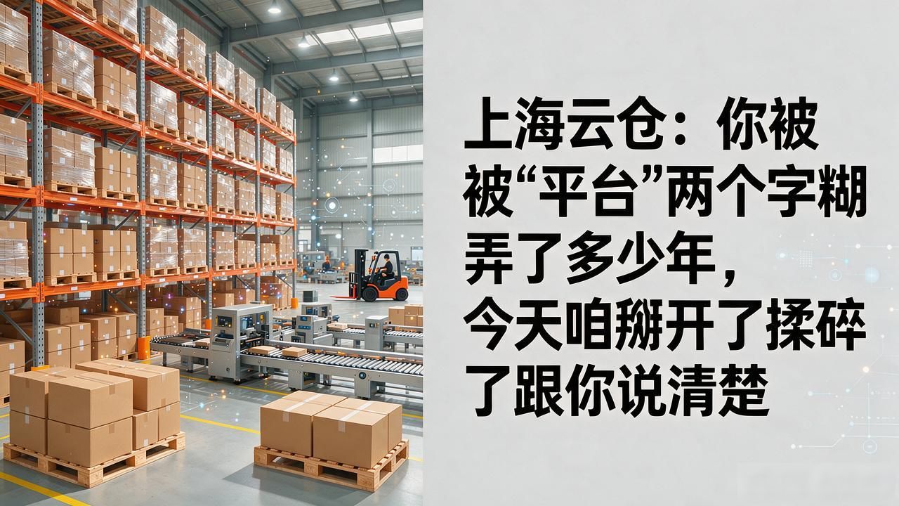 上海云仓：你被”平台”两个字糊弄了多少年，今天咱掰开了揉碎了跟你说清楚-云仓汇