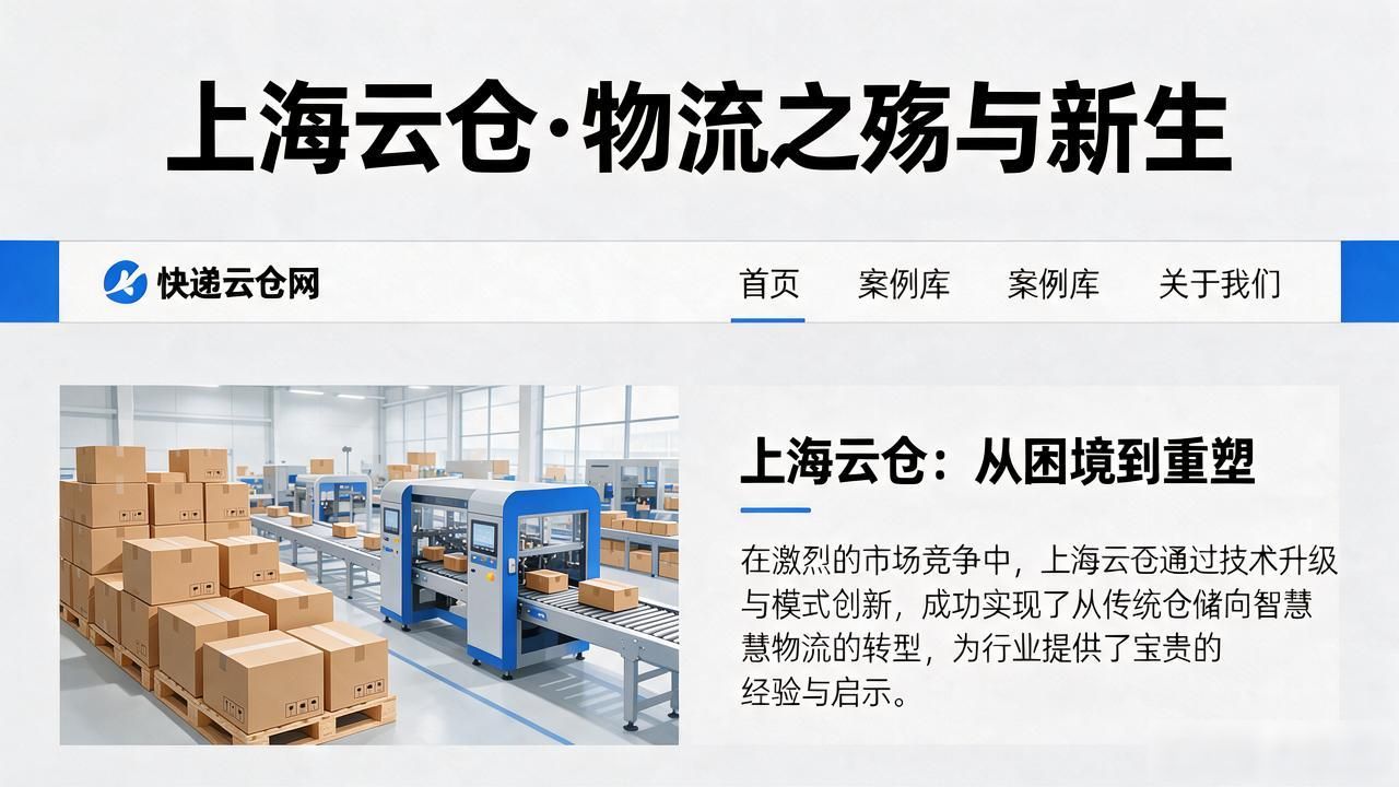 上海云仓·物流之殇与新生-云仓汇