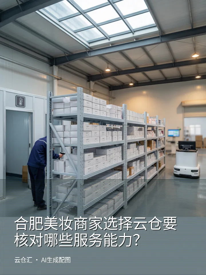 合肥美妆商家选择云仓要核对哪些服务能力?