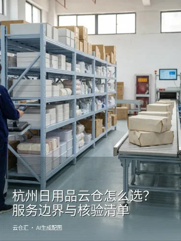 杭州日用品云仓怎么选？服务边界与核验清单