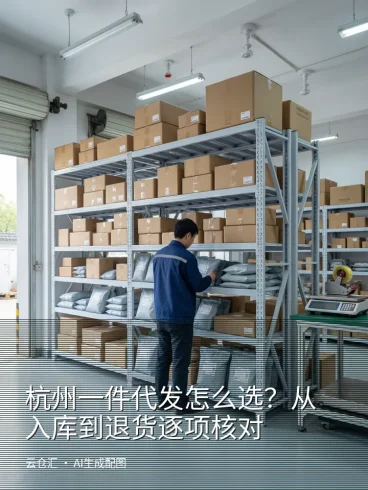 杭州一件代发怎么选?从入库到退货逐项核对-云仓汇