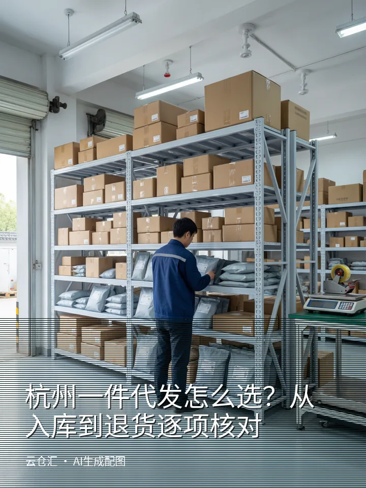 杭州一件代发怎么选?从入库到退货逐项核对