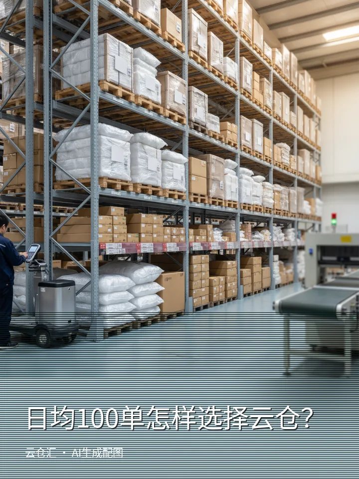 日均100单怎样选择云仓?