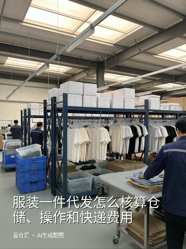 服装一件代发怎么核算仓储、操作和快递费用
