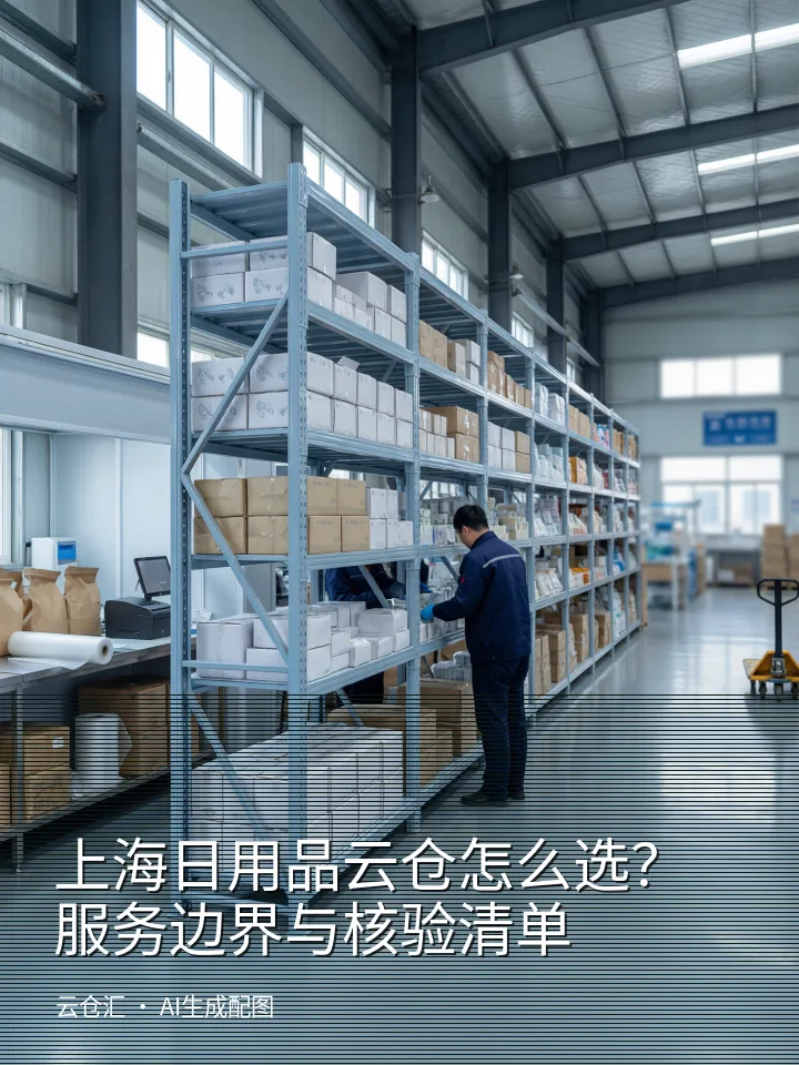 上海日用品云仓怎么选？服务边界与核验清单