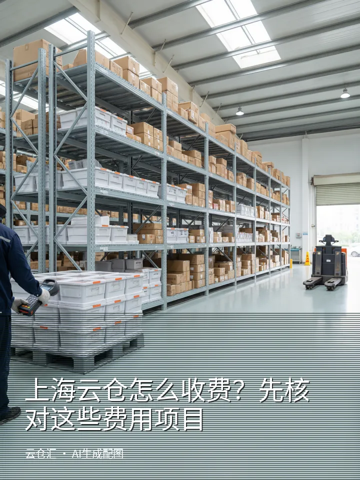 上海云仓怎么收费？先核对这些费用项目