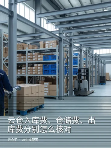 云仓入库费、仓储费、出库费分别怎么核对-云仓汇