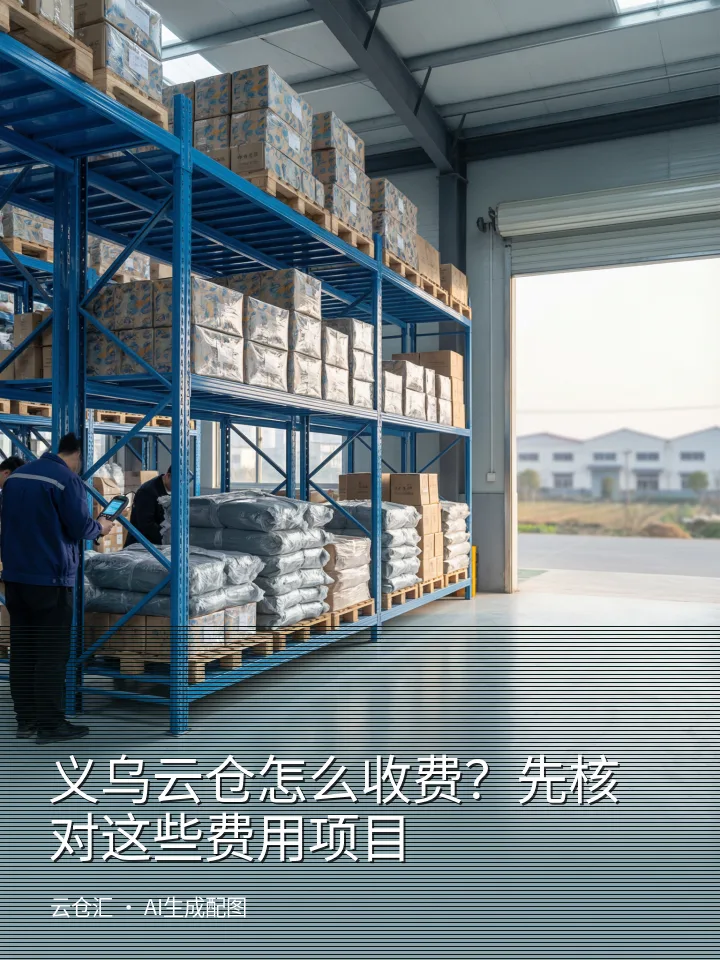 义乌云仓怎么收费?先核对这些费用项目