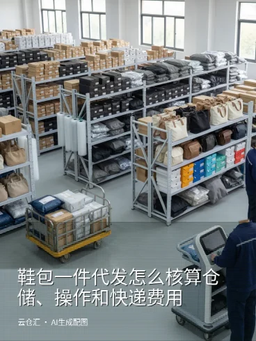 鞋包一件代发怎么核算仓储、操作和快递费用-云仓汇