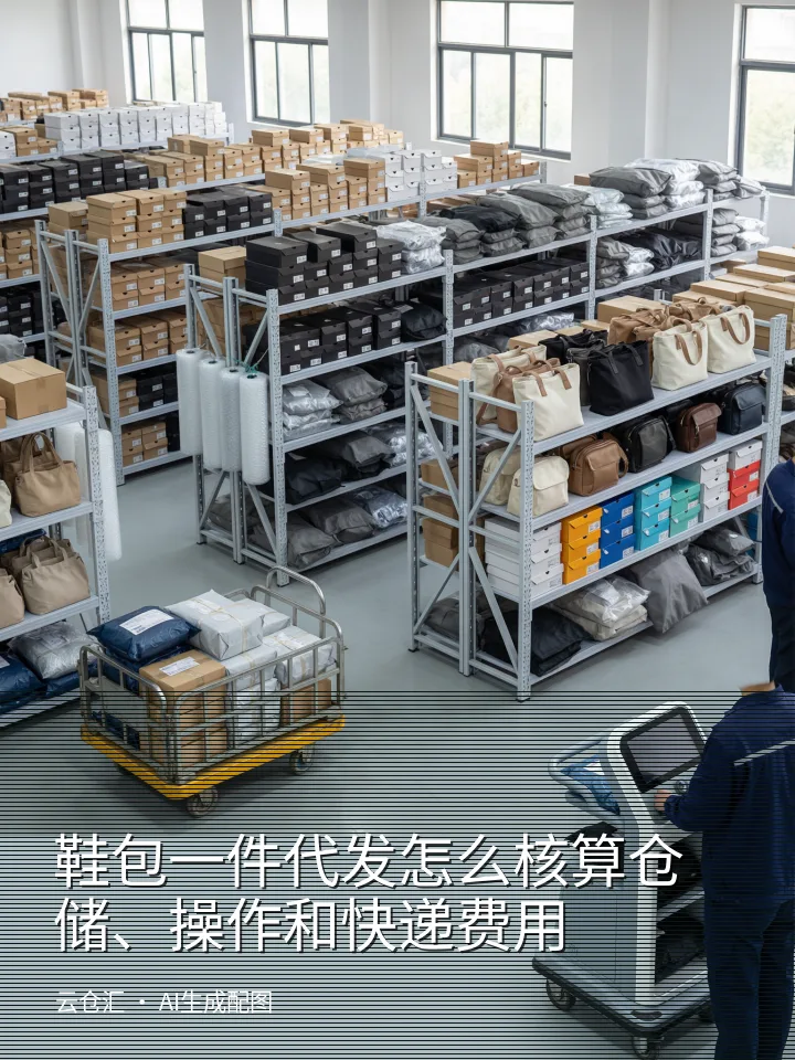 鞋包一件代发怎么核算仓储、操作和快递费用