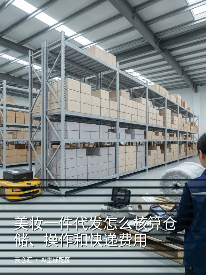 美妆一件代发怎么核算仓储、操作和快递费用