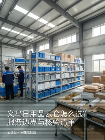 义乌日用品云仓怎么选?服务边界与核验清单-云仓汇