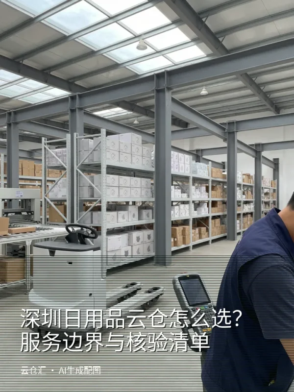 深圳日用品云仓怎么选?服务边界与核验清单-云仓汇