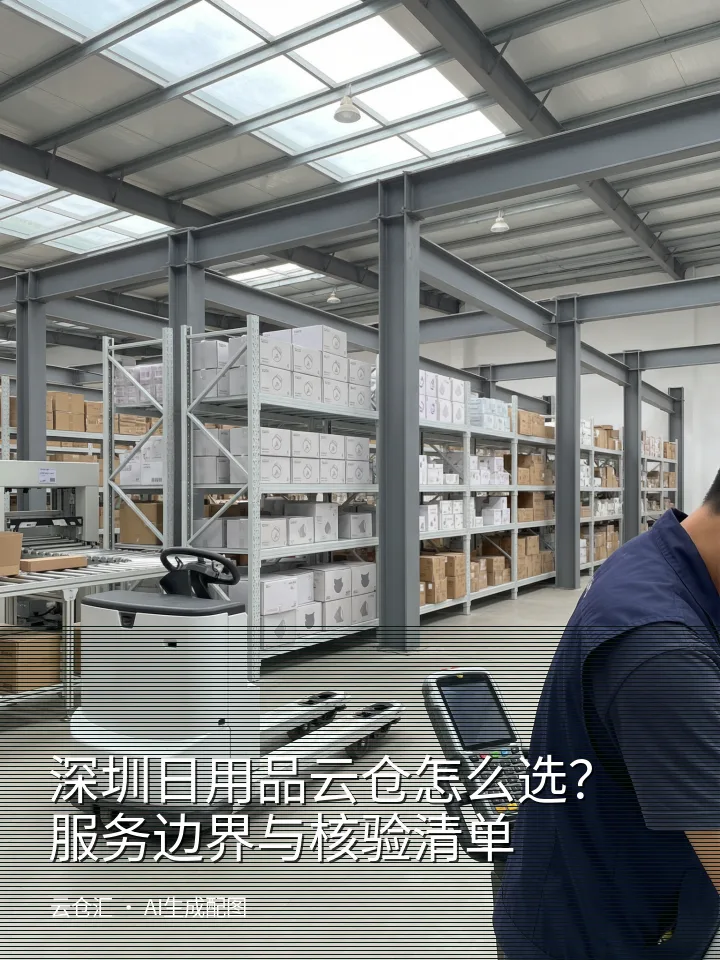 深圳日用品云仓怎么选?服务边界与核验清单