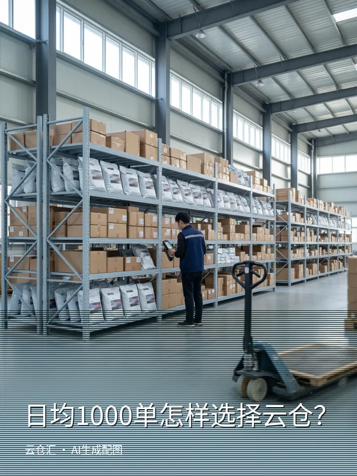 日均1000单怎样选择云仓?