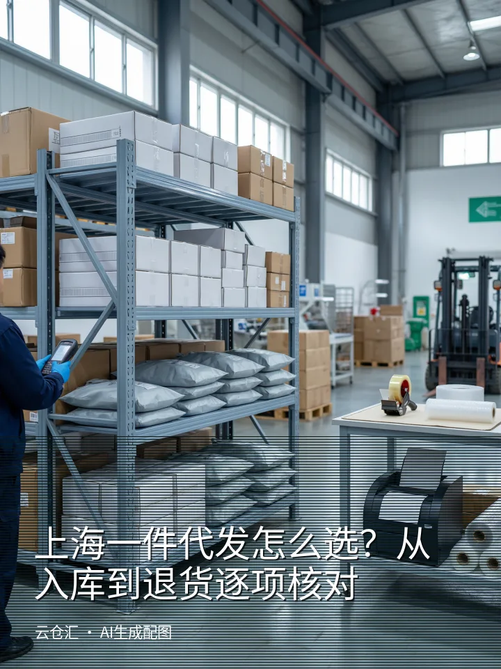 上海一件代发怎么选?从入库到退货逐项核对