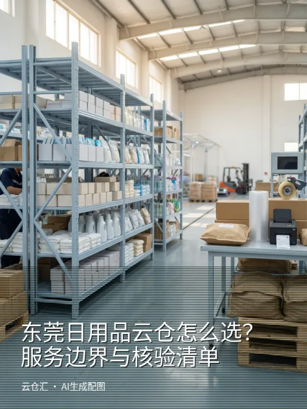 东莞日用品云仓怎么选？服务边界与核验清单-云仓汇